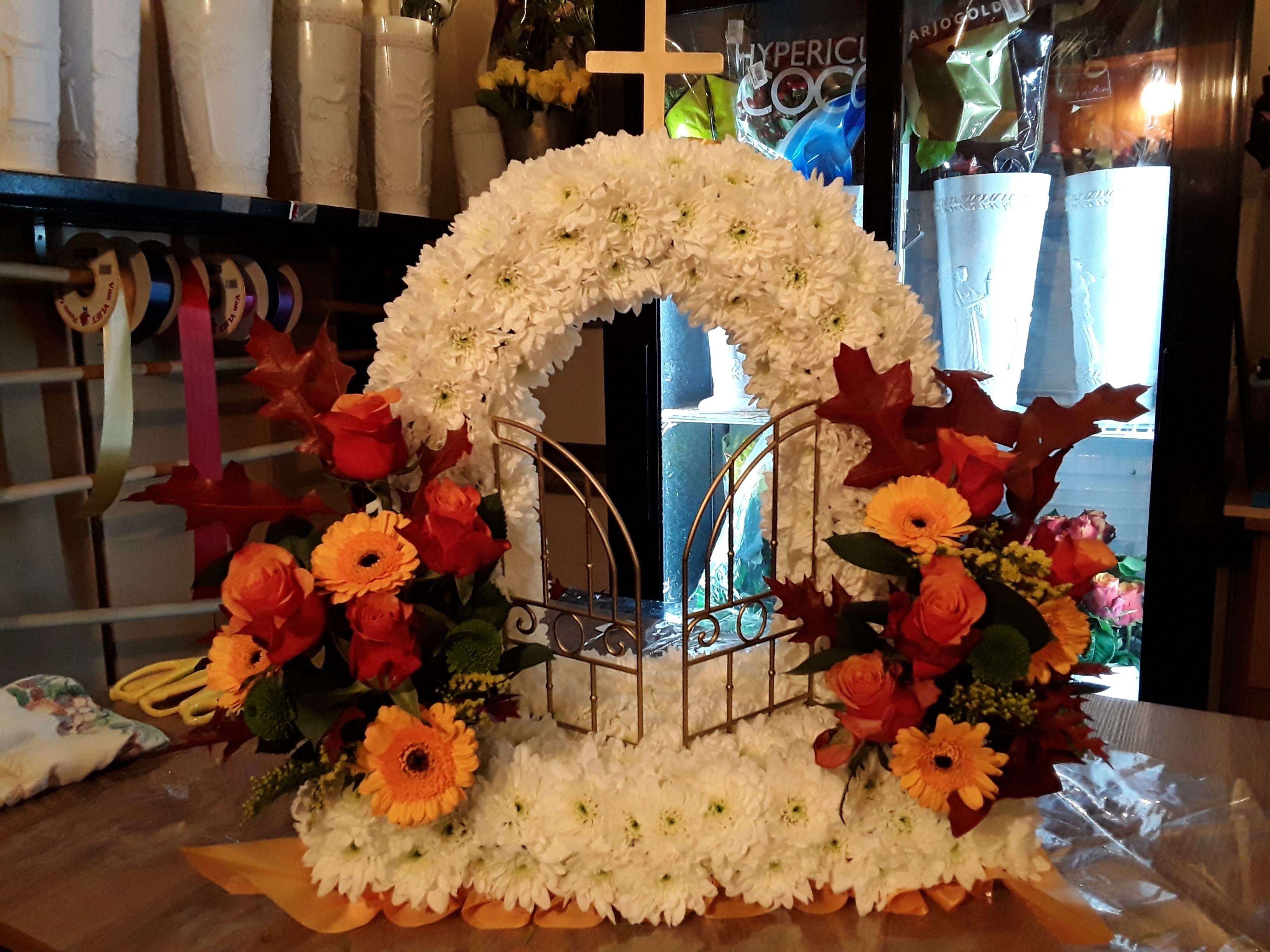 Funeral flowers from Le Jardin Florist in Bampton